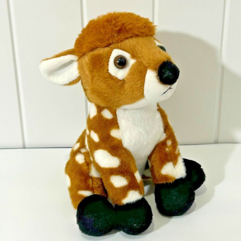 Frankford Deer Fawn Baby Plush Stuffed Animal Toy 9" Fun Kid's Lovey w/ a Fade